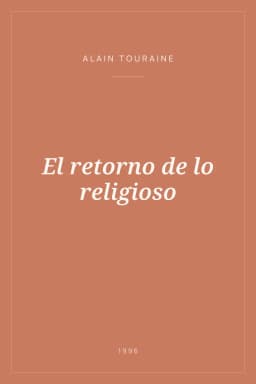 Portada de El retorno de lo religioso