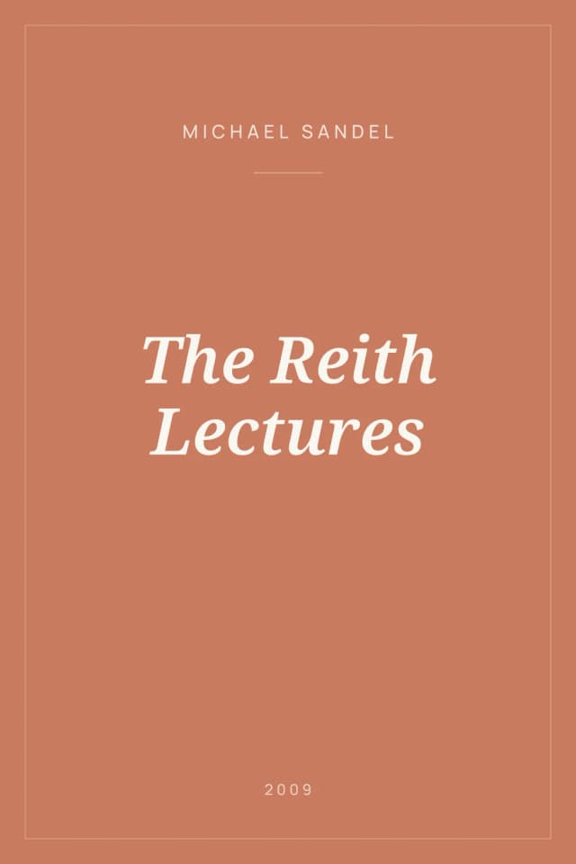 Portada de The Reith Lectures