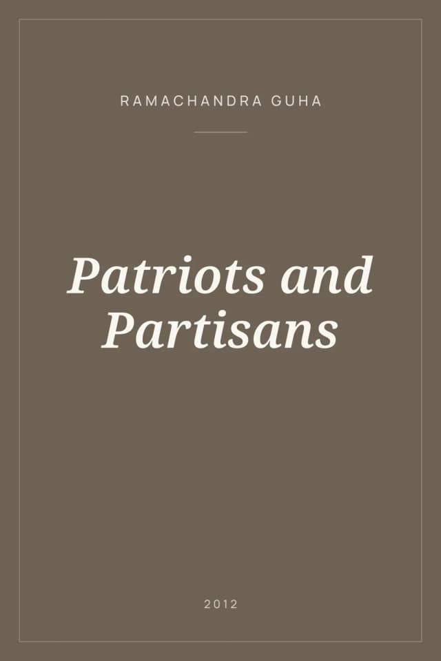 Portada de Patriots and Partisans