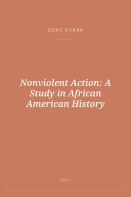 Portada de Nonviolent Action: A Study in African American History