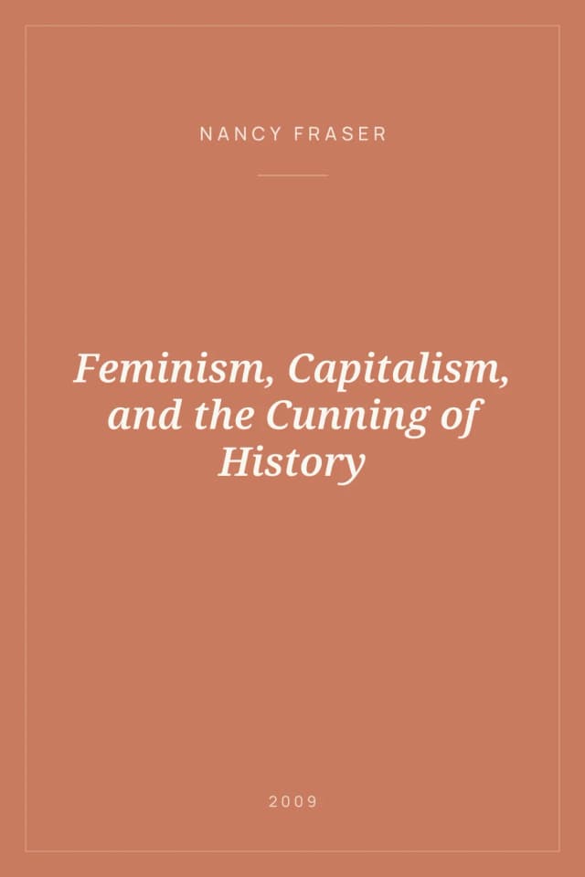Portada de Feminism, Capitalism, and the Cunning of History