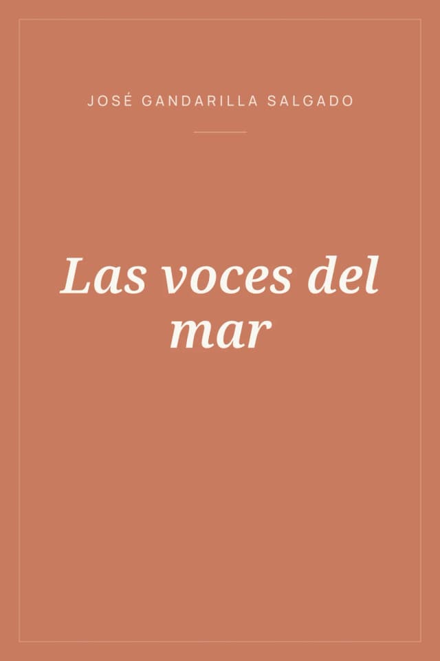 Portada de Las voces del mar