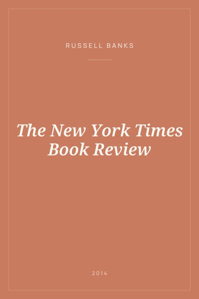 Portada de The New York Times Book Review