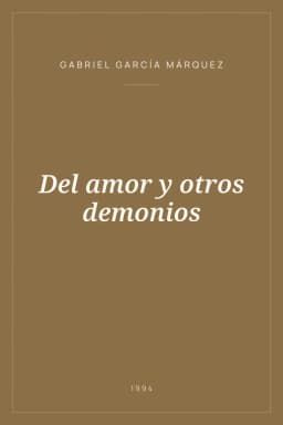 Portada de Del amor y otros demonios