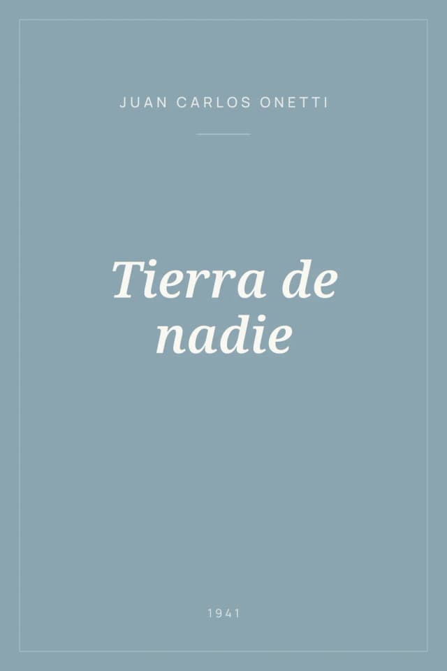 Portada de Tierra de nadie
