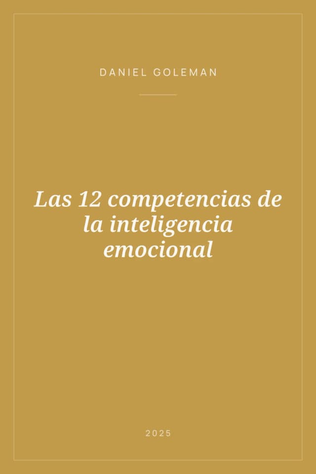 Portada de Las 12 competencias de la inteligencia emocional