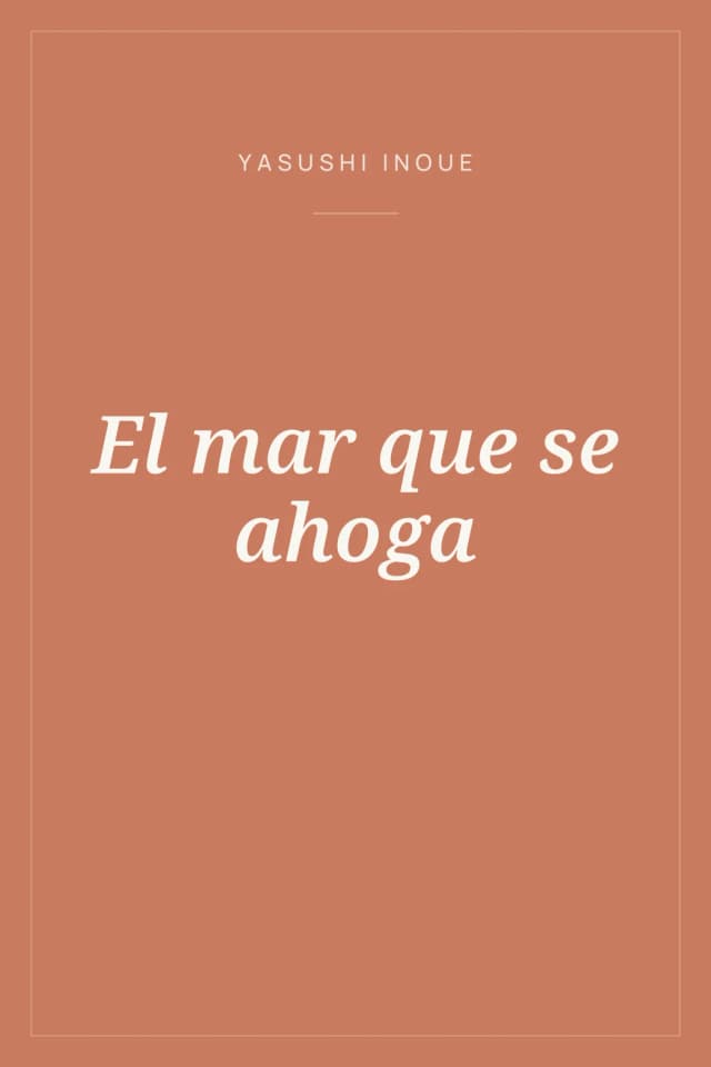 Portada de El mar que se ahoga