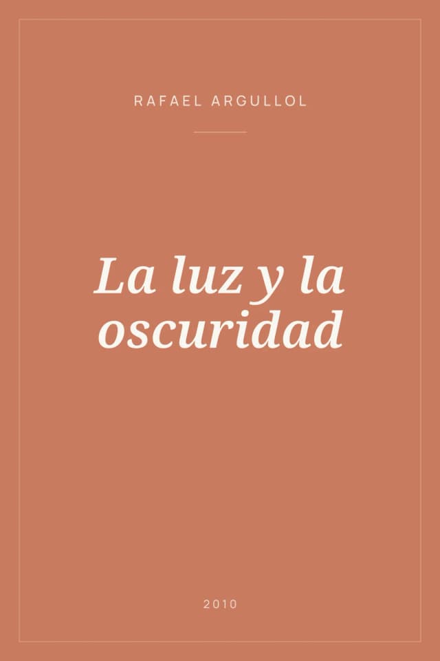 Portada de La luz y la oscuridad