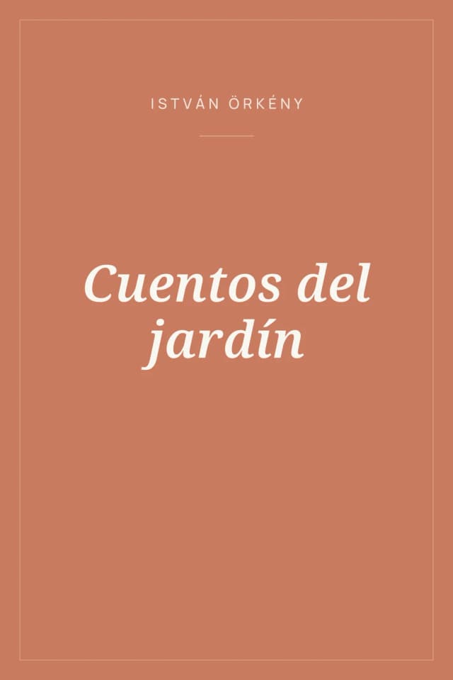 Portada de Cuentos del jardín