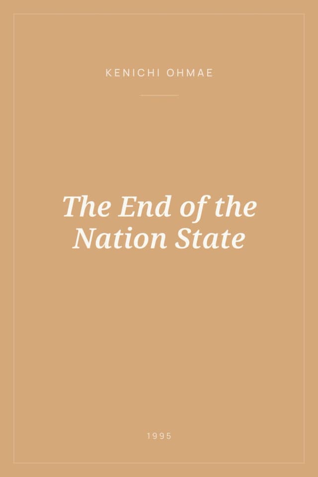 Portada de The End of the Nation State