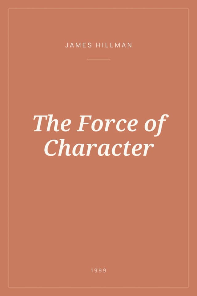 Portada de The Force of Character