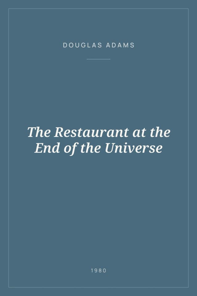 Portada de The Restaurant at the End of the Universe