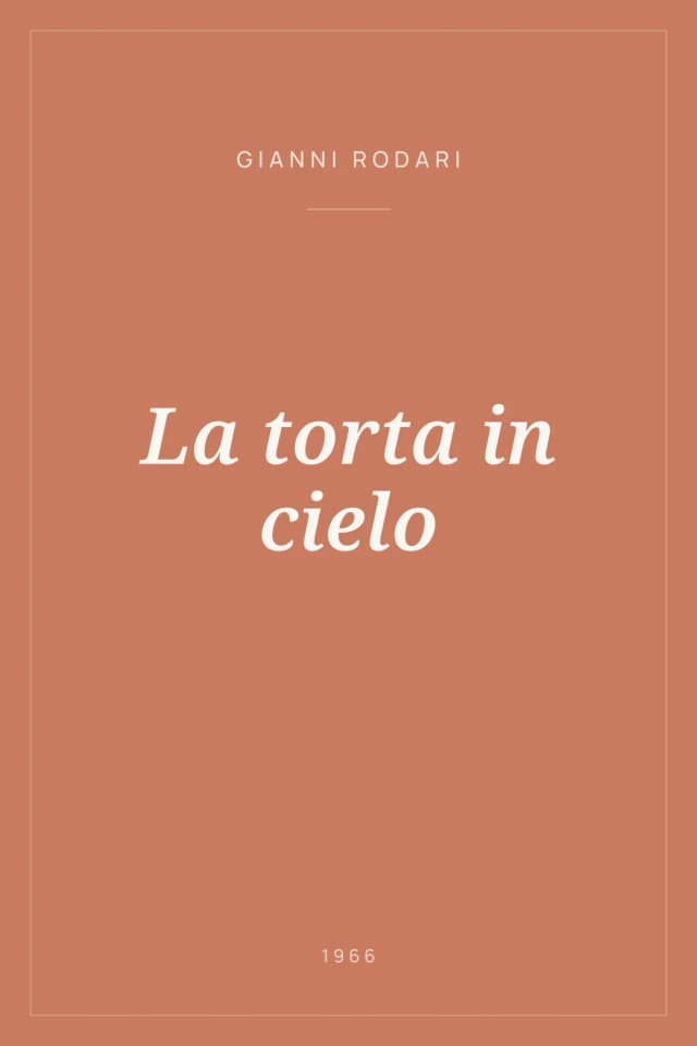 Portada de La torta in cielo