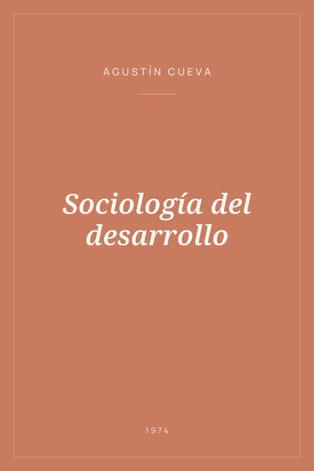 Portada de Sociología del desarrollo