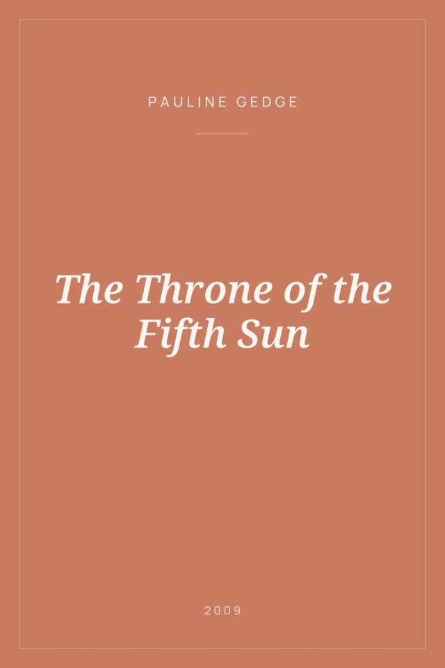 Portada de The Throne of the Fifth Sun