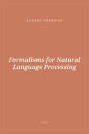 Portada de Formalisms for Natural Language Processing