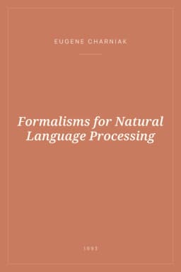 Portada de Formalisms for Natural Language Processing
