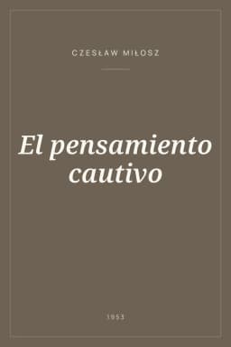 Portada de El pensamiento cautivo