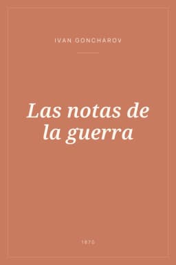 Portada de Las notas de la guerra