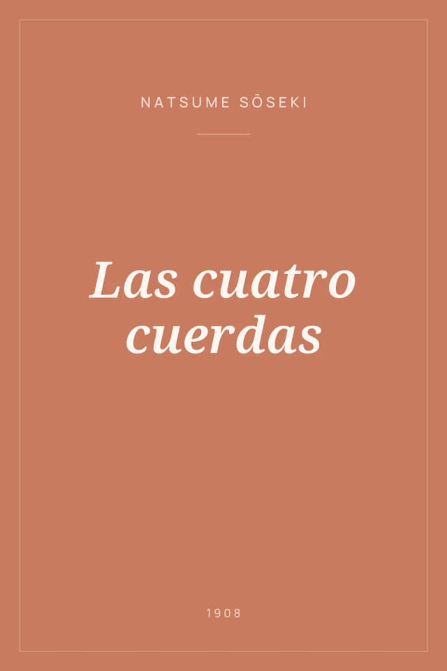Portada de Las cuatro cuerdas