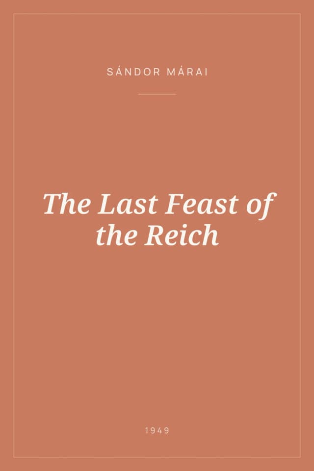 Portada de The Last Feast of the Reich