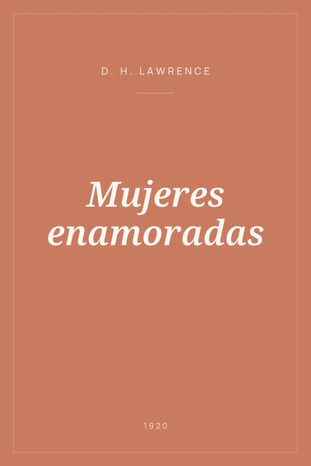 Portada de Mujeres enamoradas
