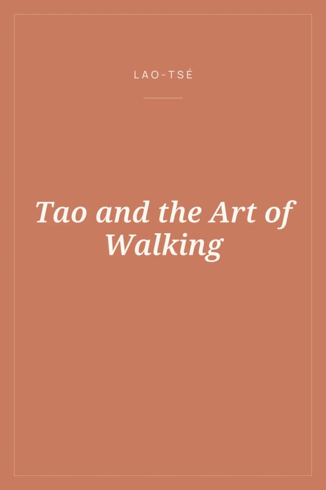 Portada de Tao and the Art of Walking