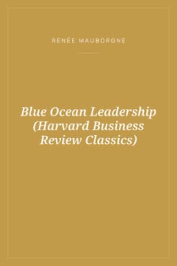 Portada de Blue Ocean Leadership (Harvard Business Review Classics)