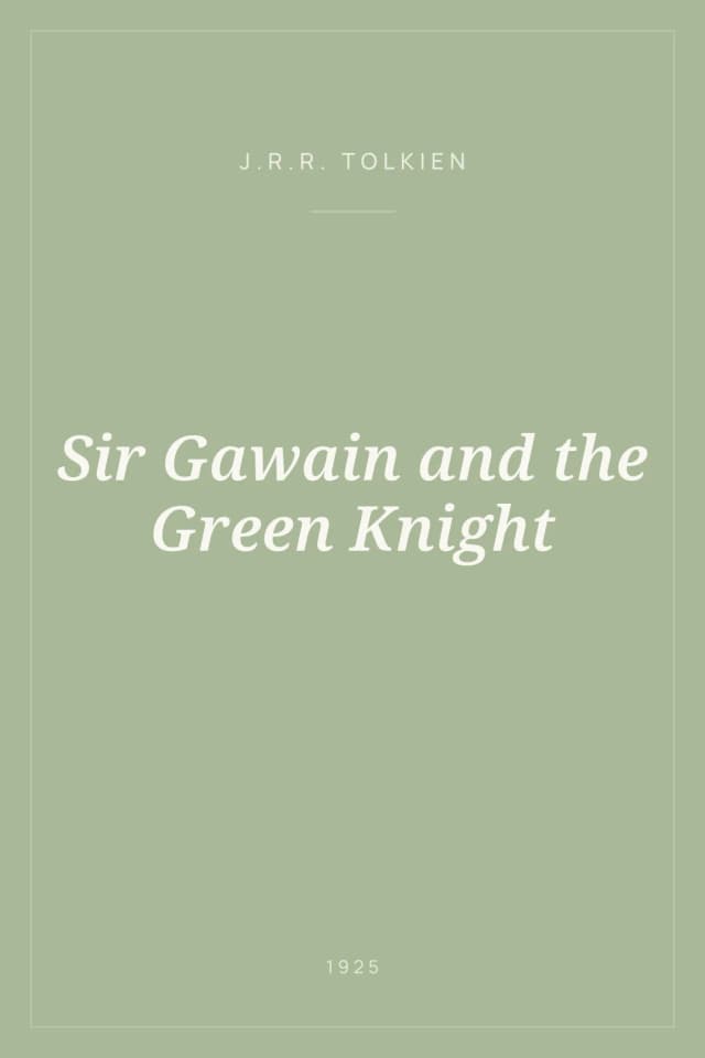 Portada de Sir Gawain and the Green Knight