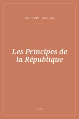 Portada de Les Principes de la République