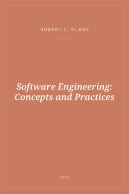 Portada de Software Engineering: Concepts and Practices