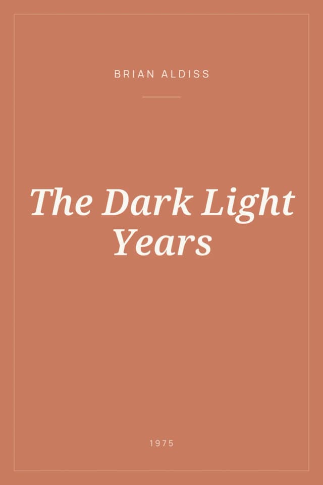 Portada de The Dark Light Years