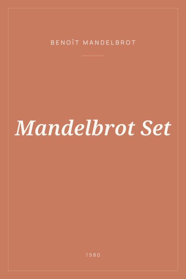 Portada de Mandelbrot Set