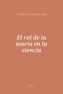 Portada de El rol de la teoría en la ciencia