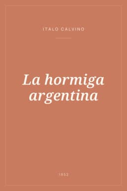 Portada de La hormiga argentina