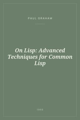 Portada de On Lisp: Advanced Techniques for Common Lisp