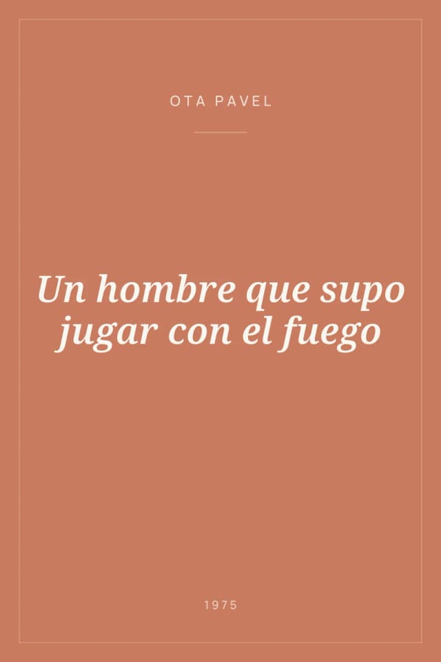 Portada de Un hombre que supo jugar con el fuego