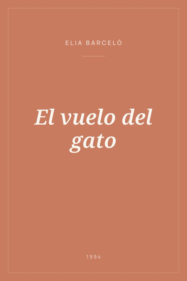 Portada de El vuelo del gato