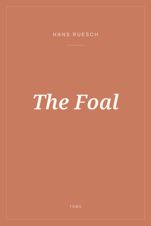Portada de The Foal