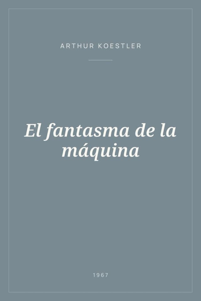 Portada de El fantasma de la máquina