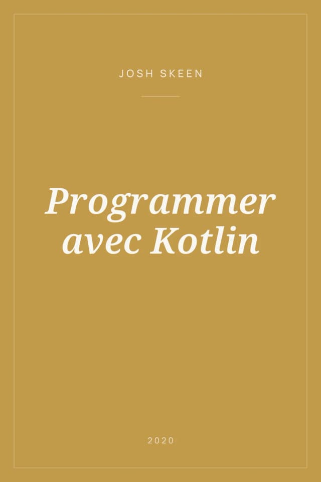 Portada de Programmer avec Kotlin