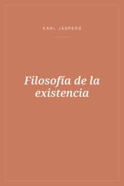 Portada de Filosofía de la existencia