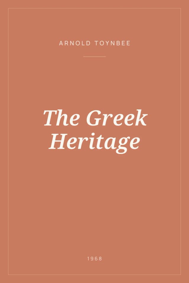 Portada de The Greek Heritage