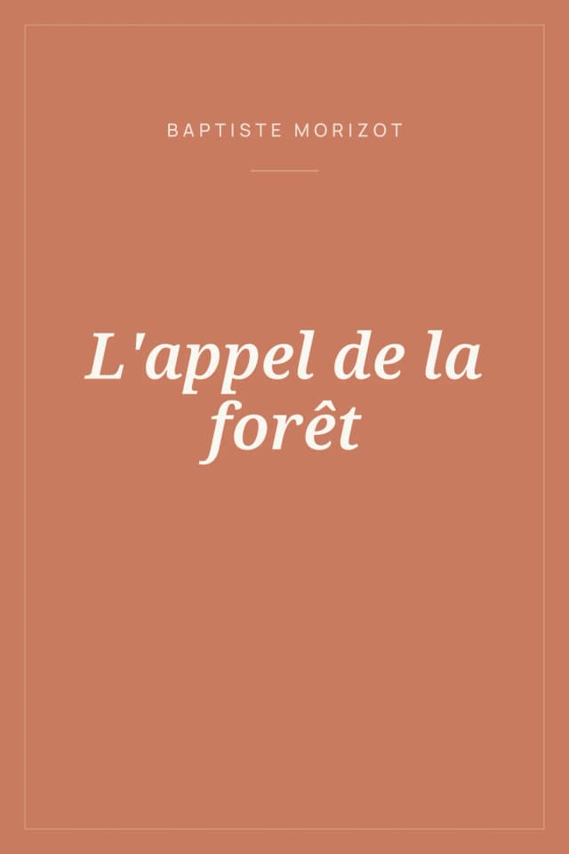 Portada de L'appel de la forêt