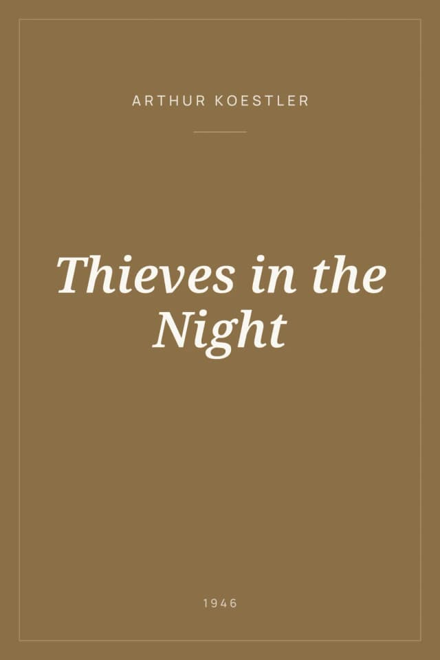 Portada de Thieves in the Night