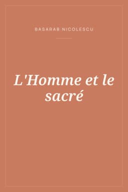 Portada de L'Homme et le sacré