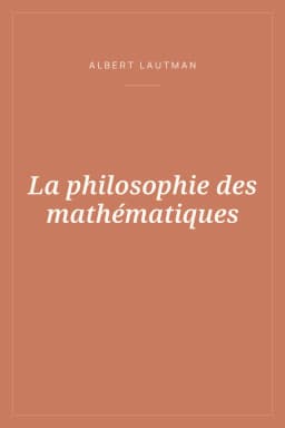 Portada de La philosophie des mathématiques