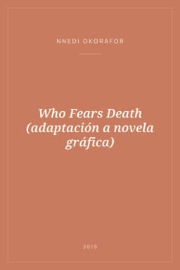 Portada de Who Fears Death (adaptación a novela gráfica)