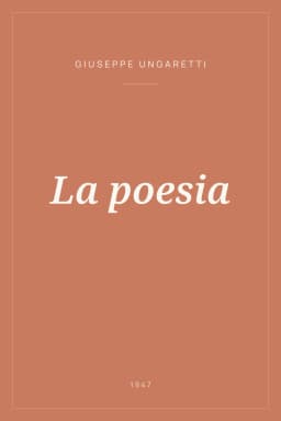 Portada de La poesia