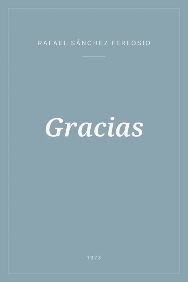 Portada de Gracias
